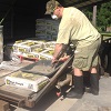 Dustin Mixing More Concrete